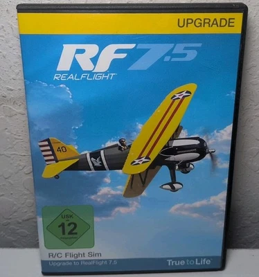 RF 7.5 Real flight R/C Flight Sim Simulator Upgrade CD & Guide Only B96 - Image 1 of 2