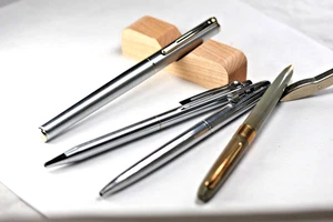 SHEAFFER TARGA   AGIO   REMINDER CLIP + VINTAGE PEN LOT ALL 4 INCLUDED - Picture 1 of 8