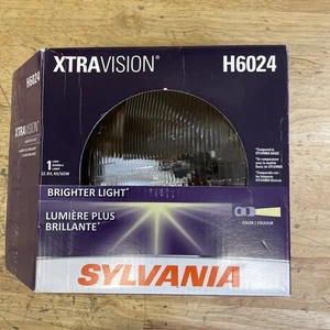 Sylvania Xtravision H6024 Round Low/High Beam Brighter Light - Picture 1 of 7