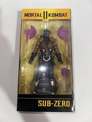 Figura de acción McFarlane Mortal Kombat Sub-Zero 7" variante púrpura invierno Foto 1 de 4