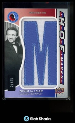 2024 UPPER DECK SP GAME USED #HOFM-NU NORM ULLMAN HOF MARKS /35 - Imagem 1 de 4