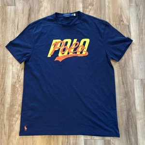 Polo Ralph Lauren T Shirt Mens Size M Logo Print - Picture 1 of 10