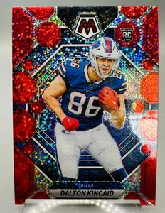 2023 Panini Prizm Football #305 Dalton Kincaid Buffalo Bills Red Mosaic Rookie - Picture 1 of 4
