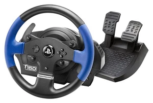 Thrustmaster T150 Feedback Wheel Pedals PS3 PS4 PS5 Sony Video Game Controller - Picture 1 of 1