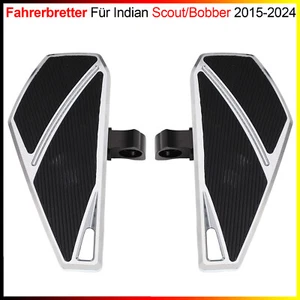 Aluminiumlegierung+Gummi-Fahrer-Bodenplatten Für Indian Scout/Bobber 2015-2024 - Bild 1 von 10
