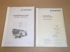 WIRTGEN WR200i , WR200XLi Recycler Soil Stabilizer Service Manuals - GERMAN
