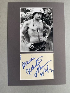 Tarjeta postal firmada por Martin Sheen/autógrafo de Passepartout 20x30 - Imagen 1 de 1