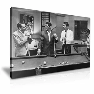 The Rat Pack Playing Pool Movie Leinwand Modern Home Art ~ 5 Größen   - Bild 1 von 12