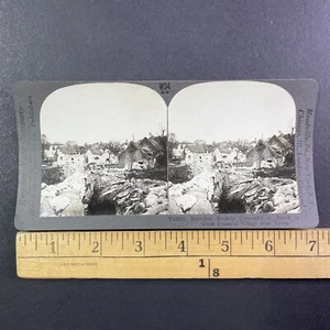 Primera Guerra Mundial Batalla de Ypres Trinchera Guerra Bélgica Stereoview Antiguo c1919 Y10619 - Imagen 1 de 5