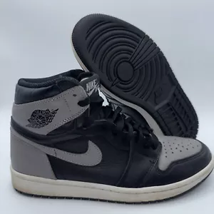 Jordan 1 Shadow 2018 Men 8.5 Nike Air Retro OG High Basketball Shoes Black Gray - Picture 1 of 11