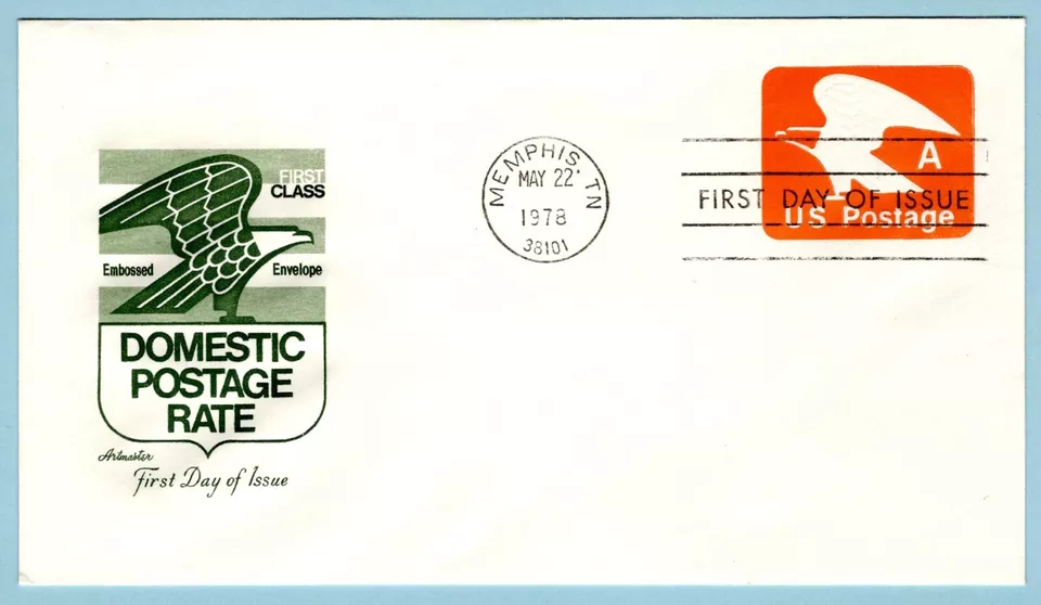 US Sc # U580 "A" Rate Eagle  Artmaster  1978 FDC - Image 1 of 1