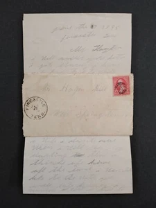Tennessee: Fincastle 1895 Cover + Letter, DPO Campbell Co to Well Spring - Bild 1 von 7