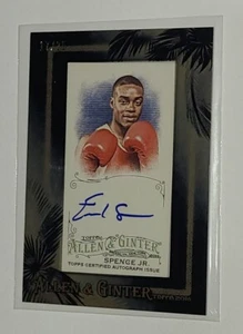 Errol Spence Jr. Boxer 2016 Allen & Ginter Autographed Framed Black Mini # /25 - Picture 1 of 6