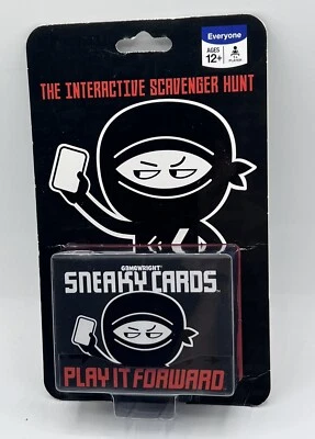 Gamewright SNEAKY CARDS Play It Forward Sealed Interactive Scavenger Hunt - Image 1 of 3