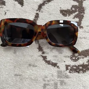 Nordstrom Bp. Rectangular Sunglasses - Tortoise - NEW! - Picture 1 of 5