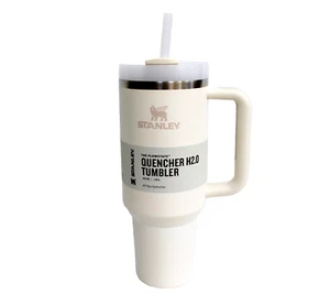 Stanley The Flowstate Quencher H2.0 Stainless Steel Tumbler 40oz Cream Tonal - Picture 1 of 4