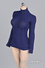 1:6 Scale Female Stretch tight sweater Shirt Clothes Fit 12'' PH TBL Figure Body