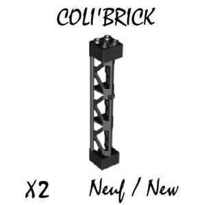 Lego 95347 - 2x Poteau Pilier / Support 2x2x10 Type 4 - Noir / Black - Neuf - Imagen 1 de 1