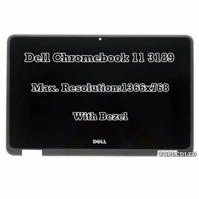 11.6" Dell Chromebook 11 3189 IPS HD LCD Display Touch Screen Digitizer Assembly - Image 1 of 4
