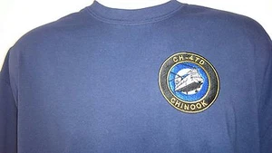 RAF ROYAL AIR FORCE CH-47 CHINOOK T-SHIRT - Picture 1 of 4