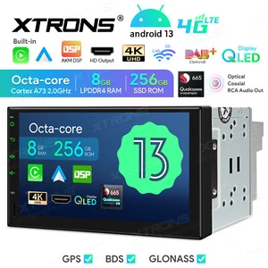 8G+256GB Autoradio 2 DIN Android 13 8Core QLED 7" DSP GPS Navi WiFi CarPlay HDMI - Bild 1 von 24