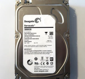 ST3000DM001 PN:1E6166-570 FW:SC48 WU China (W1F3) 3000gb 3.5" Sata AUG/2013 - Picture 1 of 1
