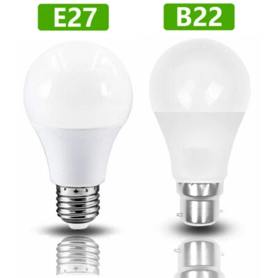 B22 E27 LED Light Bulbs Globe Energy Saver Warm Cool White 3W 5W 10W 15W 20W 25W - Image 1 of 4