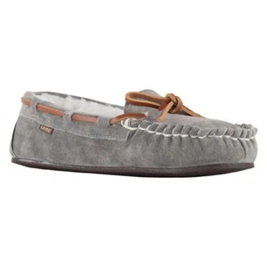 Lamo Sheepskin EW1360-GRY-5 Womens Britain Moccasin II, Grey - Size 5 - Picture 1 of 1