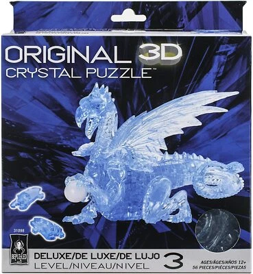 BePuzzled (BEPUA) Deeluxe Crystal Puzzle-Dragon (Blue)  - Image 1 of 2