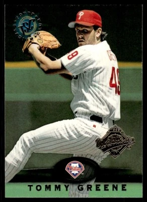 1995 Topps Stadium Club World Series Tommy Greene Philadelphia Phillies #356 - Image 1 of 2