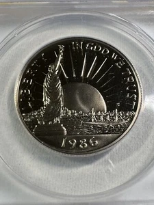 1986-S US Statue of Liberty Proof Half Dollar Graded PR 69 DCAM by ANACS - Picture 1 of 4