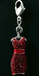 CRISTAL SWAROVSKI | ENCANTO VESTIDO ROJO NUEVO 1064975 RETIRADO LINDO NUEVO EN CAJA RARO EE. UU. - Imagen 1 de 4
