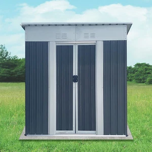 5x3FT Pent Roof Outdoor Tool Bike Storage Garden Shed With Aluminum Alloy Frame - Picture 1 of 6