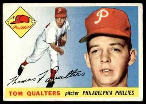 1955 Topps Tom Qualters Philadelphia Phillies #33 - Picture 1 of 2