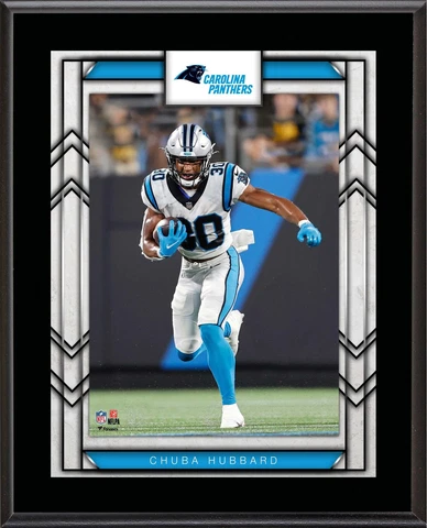 Chuba Hubbard Carolina Panthers 10.5" X 13" Player Plaque Cover