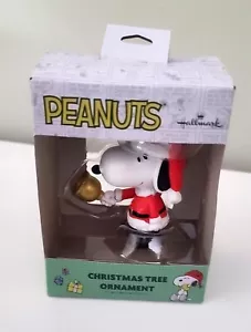Hallmark Peanuts 2022 Decorazione Natalizia Babbo Natale Snoopy - Nuovo con scatola - Foto 1 di 2
