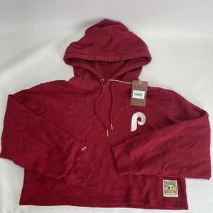 NEW MITCHELL AND NESS PHILADELPHIA PHILLIES HOODIE WOMENS XL - Picture 1 of 2