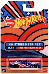 2022 Hot Wheels Stars & Stripes #06 2018 Ford Mustang GT - Picture 1 of 1