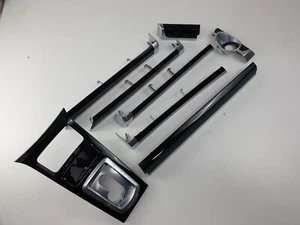 Porsche Cayenne 7P5 GTS 2010-2018 Set completo finiture surround pianoforte nero OEM - Foto 1 di 18