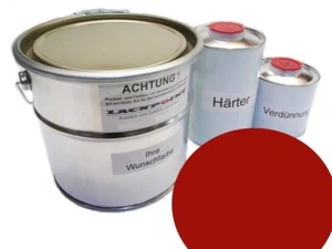 7 Liter Set 2K Autolack geeignet für Mazda RH Sunrise Red kein Wasserlack Glanz - Picture 1 of 2