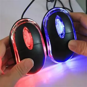 Computer 1000DPI LED Mini Wired Mouse Game Mice Gaming Mouse USB Optical Mouse - Picture 1 of 12