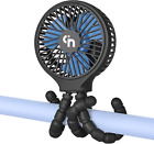 Stroller Fan Clip on for Baby Battery Operated Fan Portable Fan Rechargeable Min