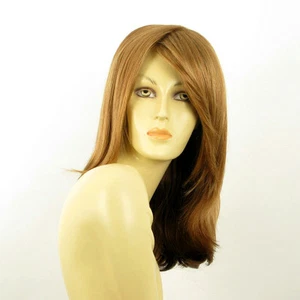 Perruque femme mi longue blond foncé cuivré ref TARA en G27 - Picture 1 of 8