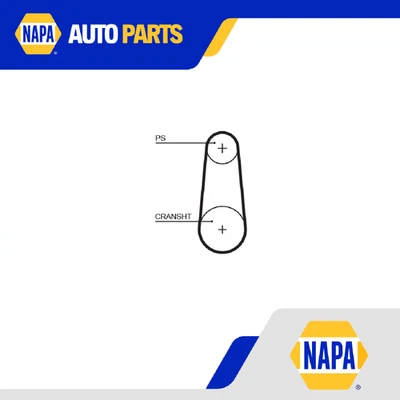 Timing Belt fits PORSCHE 911 964 3.3 90 to 93 Gates 96414718702 96414718703 New - Image 1 of 4