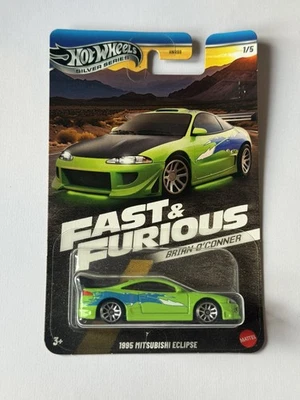 Hot Wheels Fast and Furious Brian O'Connor Mitsubishi Eclipse Silver Series 1/5 - Image 1 of 2