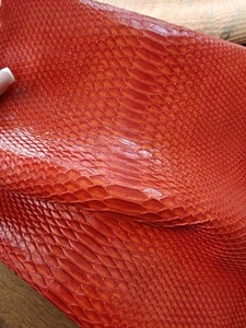 Genuine Snake skin, Italian genuine snake leather, exotic leather - Picture 1 of 6