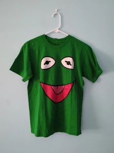 Camisa Muppets Kermit The Frog Face Gráfica Verde Juvenil XL 18/20 X Grande - Imagen 1 de 3