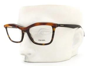 Prada VPR 17P MA4-1O1 Eyeglasses Glasses Light & Dark Brown Tortoise 54-18-140 - Picture 1 of 7