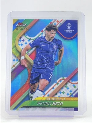 PEDRO NETO 2024 TOPPS FINEST UEFA CONFERENCE SKY BLUE #39 /275 Q4841 - Image 1 of 2