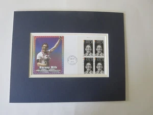 Famed Gay Activist and Politician Harvey Milk & First Day Cover of his own stamp - Picture 1 of 1